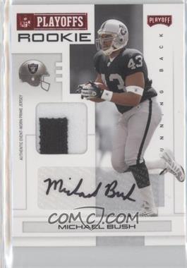 2007 Playoff NFL Playoffs - [Base] - Red Materials Prime Signatures #124 - Michael Bush /50