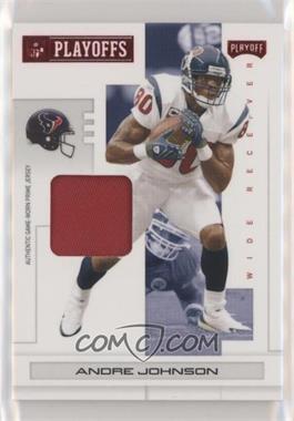 2007 Playoff NFL Playoffs - [Base] - Red Materials Prime #39 - Andre Johnson /20
