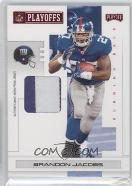 2007 Playoff NFL Playoffs - [Base] - Red Materials Prime #65 - Brandon Jacobs /20