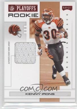 2007 Playoff NFL Playoffs - [Base] - Red Materials #120 - Kenny Irons /100