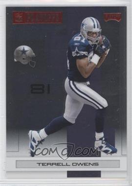 2007 Playoff NFL Playoffs - [Base] - Red Metalized #25 - Terrell Owens /399