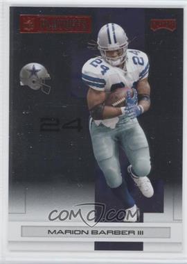 2007 Playoff NFL Playoffs - [Base] - Red Metalized #27 - Marion Barber III /399