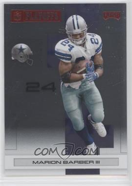 2007 Playoff NFL Playoffs - [Base] - Red Metalized #27 - Marion Barber III /399