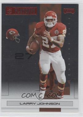 2007 Playoff NFL Playoffs - [Base] - Red Metalized #49 - Larry Johnson /399