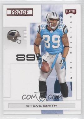 2007 Playoff NFL Playoffs - [Base] - Red Proof #13 - Steve Smith