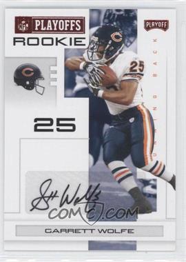 2007 Playoff NFL Playoffs - [Base] - Red Signatures #113 - Garrett Wolfe /100