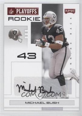 2007 Playoff NFL Playoffs - [Base] - Red Signatures #124 - Michael Bush /25