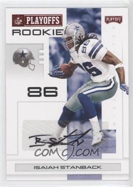2007 Playoff NFL Playoffs - [Base] - Red Signatures #168 - Isaiah Stanback /100