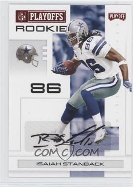 2007 Playoff NFL Playoffs - [Base] - Red Signatures #168 - Isaiah Stanback /100