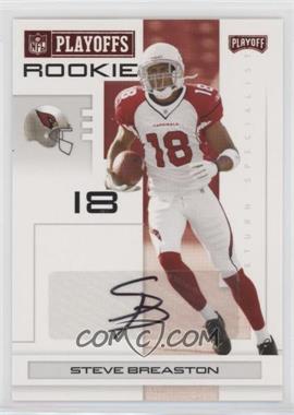 2007 Playoff NFL Playoffs - [Base] - Red Signatures #174 - Steve Breaston /100