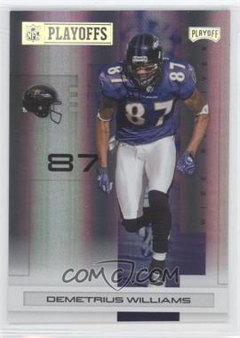 2007 Playoff NFL Playoffs - [Base] - Silver Holofoil #9 - Demetrius Williams /99