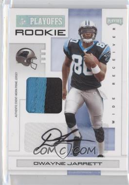 2007 Playoff NFL Playoffs - [Base] - Silver Materials Prime Signatures #111 - Dwayne Jarrett /25