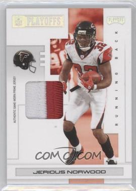 2007 Playoff NFL Playoffs - [Base] - Silver Materials Prime #6 - Jerious Norwood /15