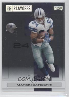 2007 Playoff NFL Playoffs - [Base] - Silver Metalized #27 - Marion Barber III /249