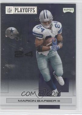 2007 Playoff NFL Playoffs - [Base] - Silver Metalized #27 - Marion Barber III /249