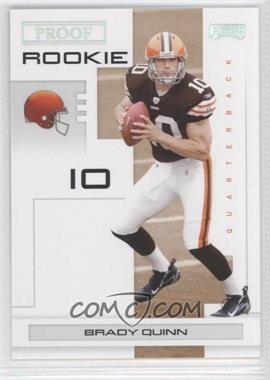 2007 Playoff NFL Playoffs - [Base] - Silver Proof #104 - Brady Quinn /50