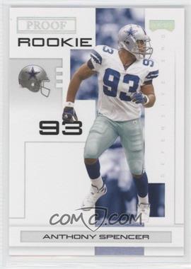 2007 Playoff NFL Playoffs - [Base] - Silver Proof #156 - Anthony Spencer /50
