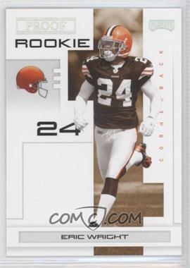 2007 Playoff NFL Playoffs - [Base] - Silver Proof #167 - Eric Wright /50