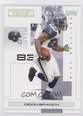 2007 Playoff NFL Playoffs - [Base] - Silver Proof #88 - Deion Branch /50