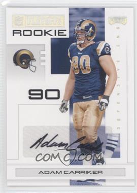 2007 Playoff NFL Playoffs - [Base] - Silver Signatures #139 - Adam Carriker /25