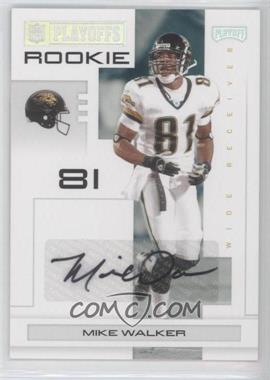 2007 Playoff NFL Playoffs - [Base] - Silver Signatures #166 - Mike Walker /25