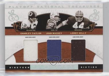 2007 Playoff National Treasures - All Decade Material Trios #AD-CTJMLK - John Mackey, Charley Taylor, Leroy Kelly /25