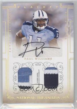 2007 Playoff National Treasures - [Base] - Combo Signature Gold Prime Materials #126 - Rookie - Paul Williams /10