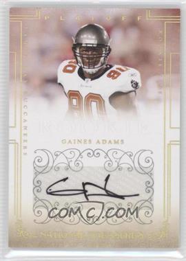 2007 Playoff National Treasures - [Base] - Gold Signatures #112 - Rookie - Gaines Adams /25