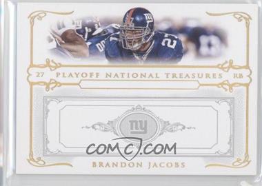 2007 Playoff National Treasures - [Base] - Gold #27 - Brandon Jacobs /5