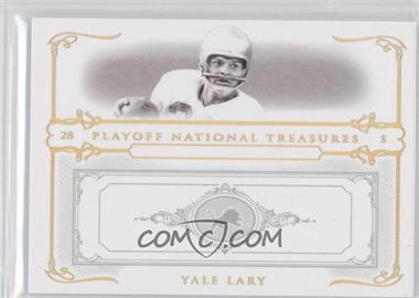 2007 Playoff National Treasures - [Base] - Gold #89 - Yale Lary /5