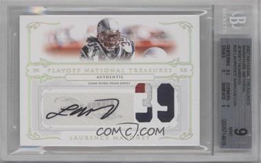 2007 Playoff National Treasures - [Base] - Jersey Number Prime Signatures #20 - Laurence Maroney /39 [BGS 9 MINT]