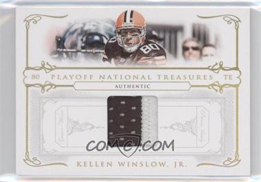 2007 Playoff National Treasures - [Base] - Materials Prime #36 - Kellen Winslow Jr. /25