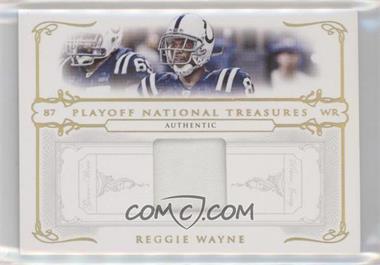 2007 Playoff National Treasures - [Base] - Materials Prime #45 - Reggie Wayne /25