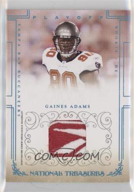 2007 Playoff National Treasures - [Base] - Prime Materials Brand Logos #112 - Rookie - Gaines Adams /10