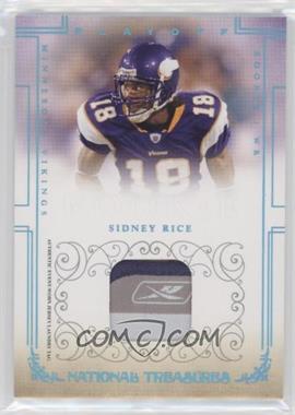 2007 Playoff National Treasures - [Base] - Prime Materials Laundry Tags #128 - Rookie - Sidney Rice /10