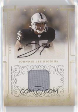 2007 Playoff National Treasures - [Base] - Signature Materials Prime Gold #119 - Rookie - Johnnie Lee Higgins /25