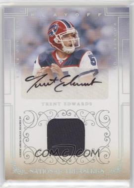 2007 Playoff National Treasures - [Base] - Signature Materials Silver #132 - Rookie - Trent Edwards /49