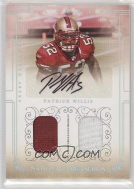 2007 Playoff National Treasures - [Base] - Silver Combo Material Autograph #125 - Rookie - Patrick Willis /25