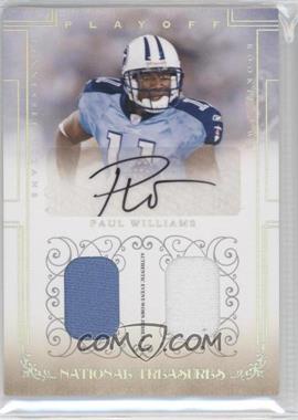 2007 Playoff National Treasures - [Base] - Silver Combo Material Autograph #126 - Rookie - Paul Williams /25