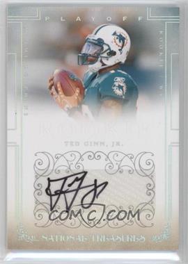 2007 Playoff National Treasures - [Base] - Silver Signatures #130 - Rookie - Ted Ginn, Jr. /49
