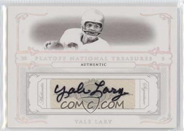2007 Playoff National Treasures - [Base] - Silver Signatures #89 - Yale Lary /50