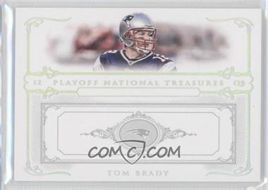 2007 Playoff National Treasures - [Base] - Silver #1 - Tom Brady /25