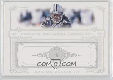 2007 Playoff National Treasures - [Base] - Silver #28 - Marion Barber III /25