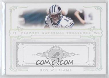 2007 Playoff National Treasures - [Base] - Silver #41 - Roy Williams /25