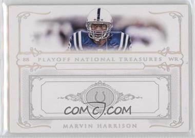 2007 Playoff National Treasures - [Base] - Silver #46 - Marvin Harrison /25 [EX to NM]