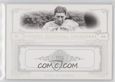 2007 Playoff National Treasures - [Base] - Silver #59 - Ken Strong /25