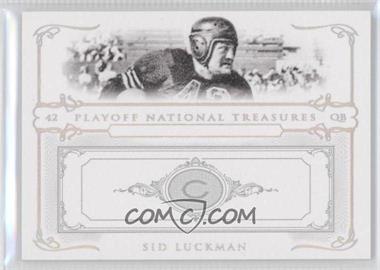 2007 Playoff National Treasures - [Base] - Silver #72 - Sid Luckman /25