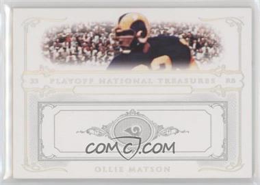 2007 Playoff National Treasures - [Base] - Silver #83 - Ollie Matson /25