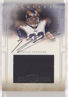 2007 Playoff National Treasures - [Base] #106 - Rookie - Brian Leonard /99
