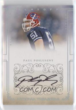 2007 Playoff National Treasures - [Base] #183 - Rookie Signatures Non RPS - Paul Posluszny /99